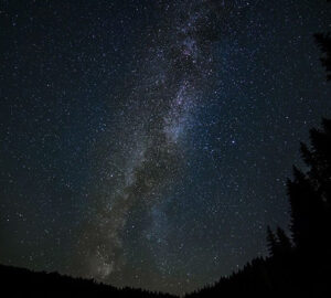 Lluvia de Perseidas 2022 en Arriondas, Asturias