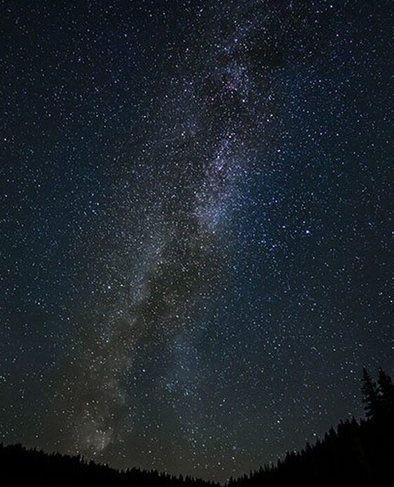 Lluvia de Perseidas 2022 en Arriondas, Asturias